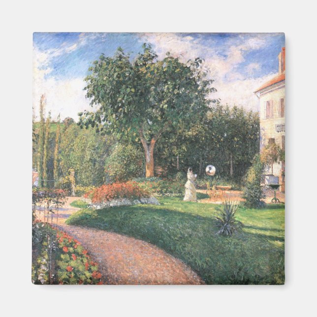 Imã O Jardim de Les Mathurins Camille Pissarro (Frente)