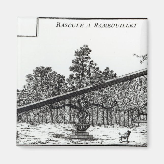 Imã O jardim vê serra em Rambouillet, de 'Details des  (Frente)