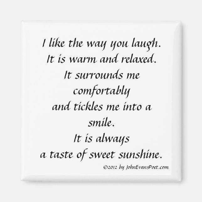 Imã O jeito que você ri (Frente)