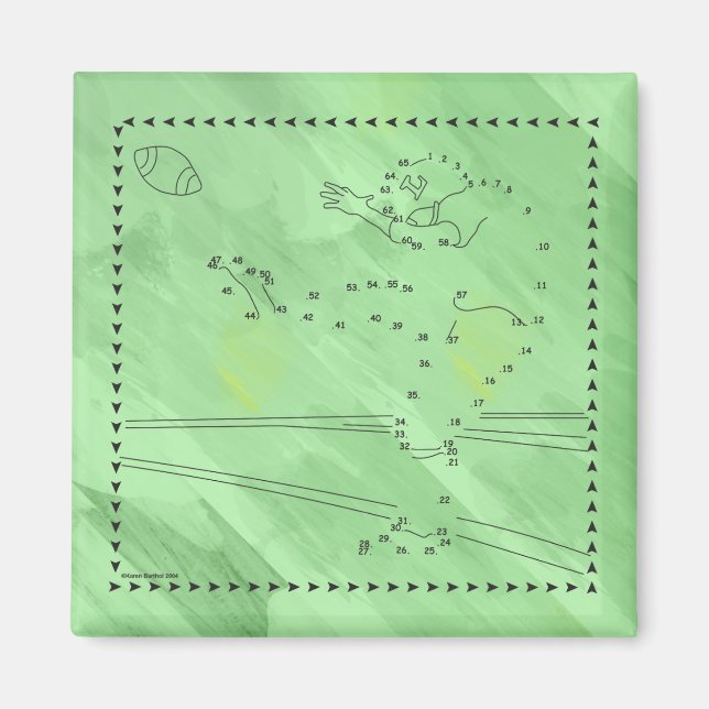 Imã O Jogador De Futebol Conecta Os Pontos (Frente)