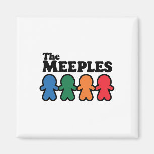 Imã O Jogador de Tabuleiro Meeples