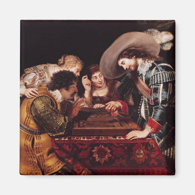 Imã O jogo do gamão (Frente)