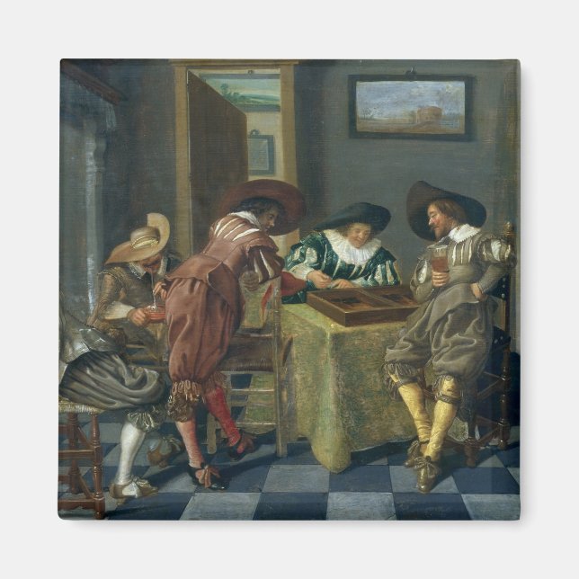 Imã O jogo do gamão (Frente)