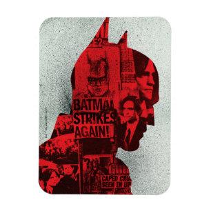 Ímã O jornal Batman Silhouette