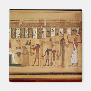 Imã O julgamento de Osiris, detalhe