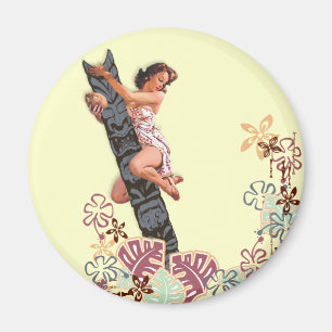 Imã O kitsch Bitsch: Acima de uma árvore de Tiki!