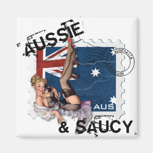 Imã O kitsch Bitsch: Pin-Acima australiano & picante