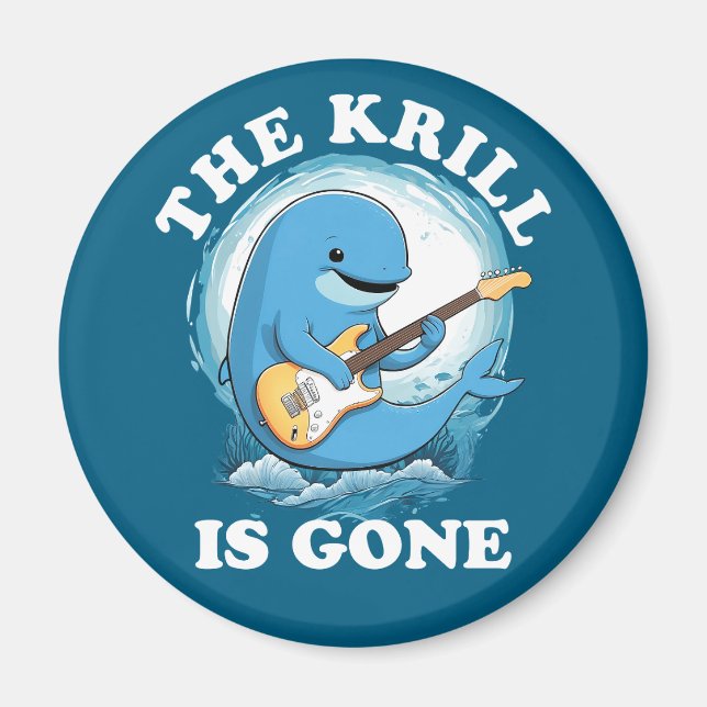 Imã O Krill Se Foi - Baleia Engraçada Tocando Violão (Frente)