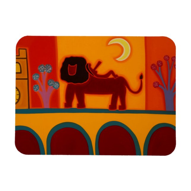 Ímã O Leão Da Fulham Broadway 2008 (Horizontal)