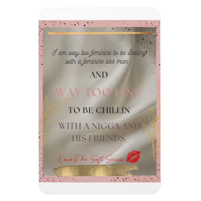 Ímã O lembrete divino da feminilidade (Vertical)