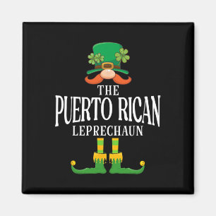 Imã O Leprechaun Porto-Ricano do Dia de São Patrício