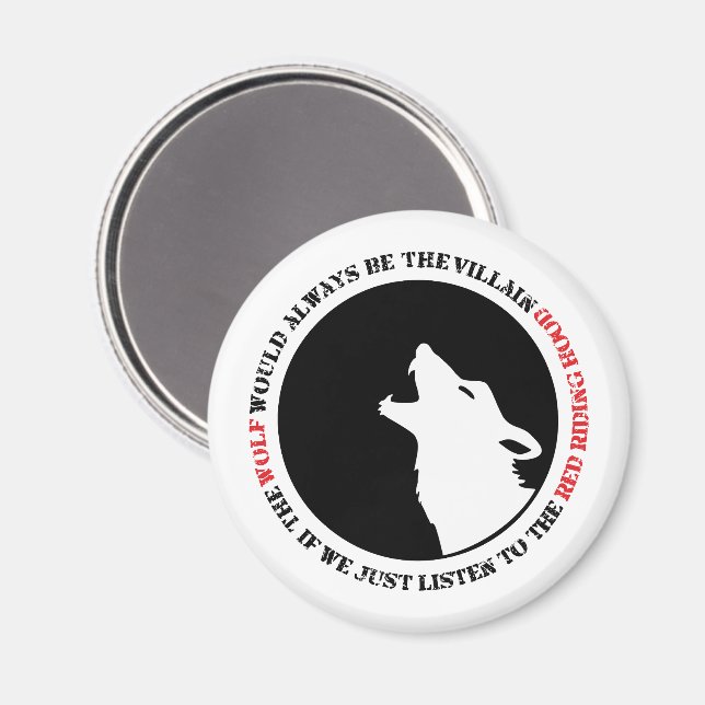 Imã O lobo seria sempre o vilão (Front/Back)