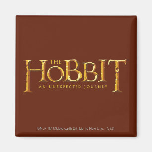 Imã O logotipo de hobbit é Dourado