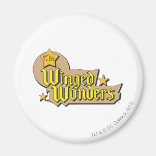 Imã O logotipo dos Winged Wonders