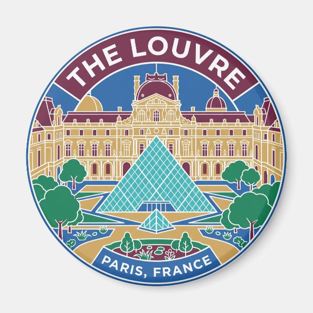 Imã O Louvre França (Frente)