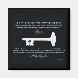 Imã O Magnet da Chave da Liberdade de George Washingto