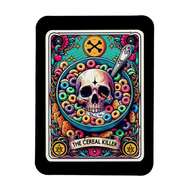 Ímã O Magnet da Placa Tarot da Killer Cereal (Vertical)