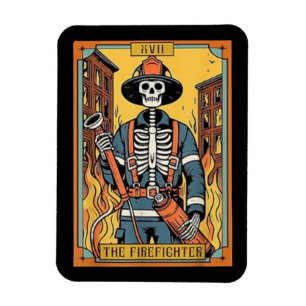 Ímã O Magnet da Placa Tarot do Bombeiro