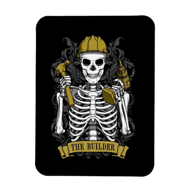 Ímã O Magnet da Placa Tarot do Construtor (Vertical)