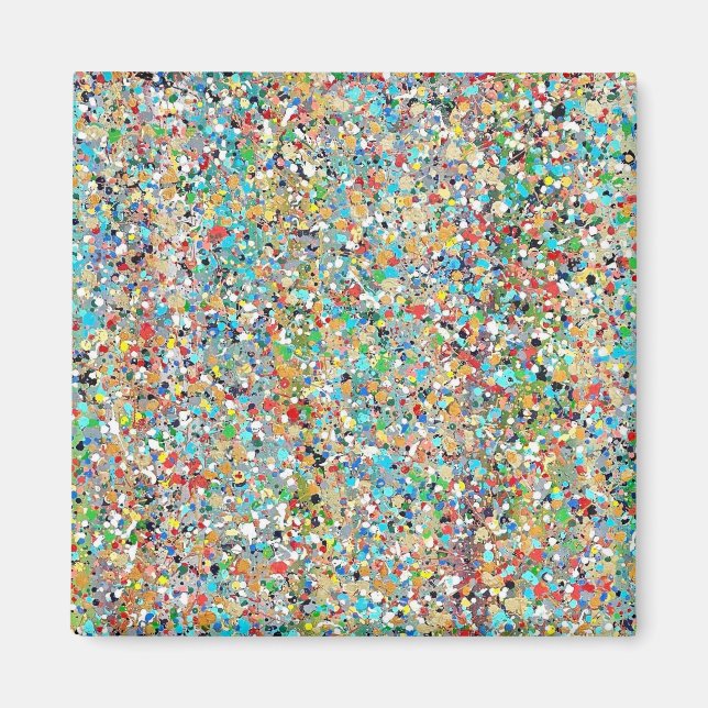 Imã O Magnet de Confetti (Frente)