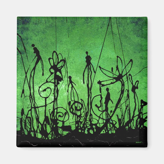 Imã O Magnet de Pessoas da Floresta (Frente)