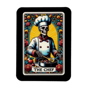 Ímã O Magnet do Cartão Tarot do Chef