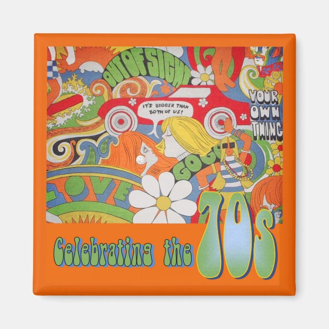 Imã O Magnet dos anos 70 (Frente)