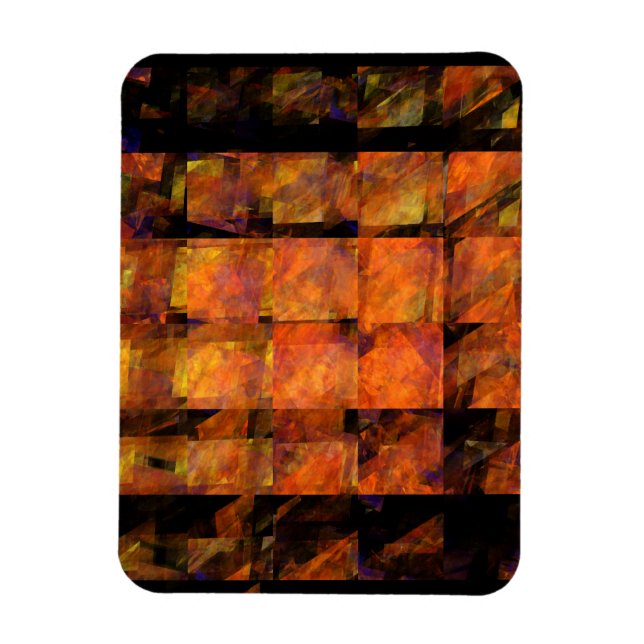 Ímã O Magnet Premium Abstrato de Muro (Vertical)