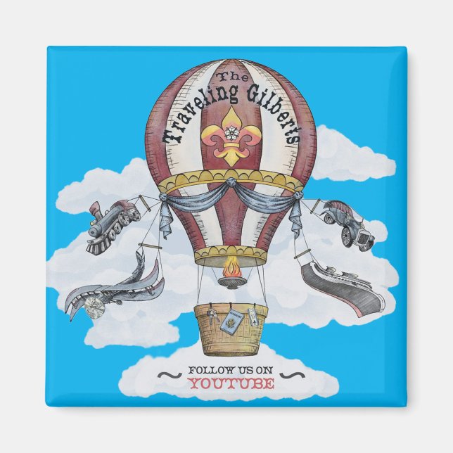 Imã O Magnet Viajante Gilberts (Frente)