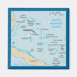 Imã O Magneta do Mapa das Bahamas