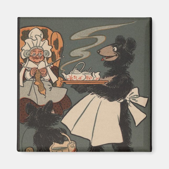 Imã O Magnete de Três Ursos (Frente)