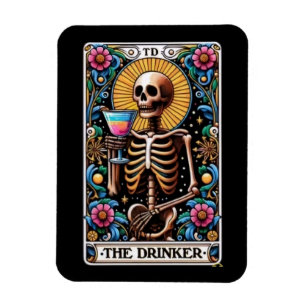 Ímã O Magnete do Cartão Tarot do Drinker