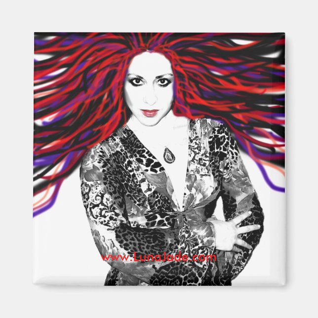 Imã O Magneto do Cabelo Selvagem de Luna (Frente)