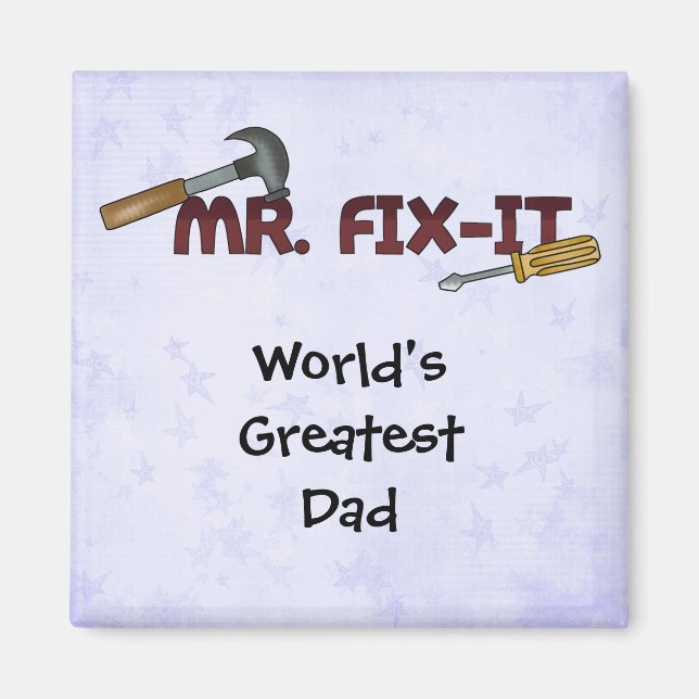 Imã O maior Pai do mundo do Magnet - Sr. Fix (Frente)