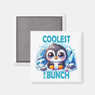 Imã O mais legal do desenho animado do bebê Penguin "C