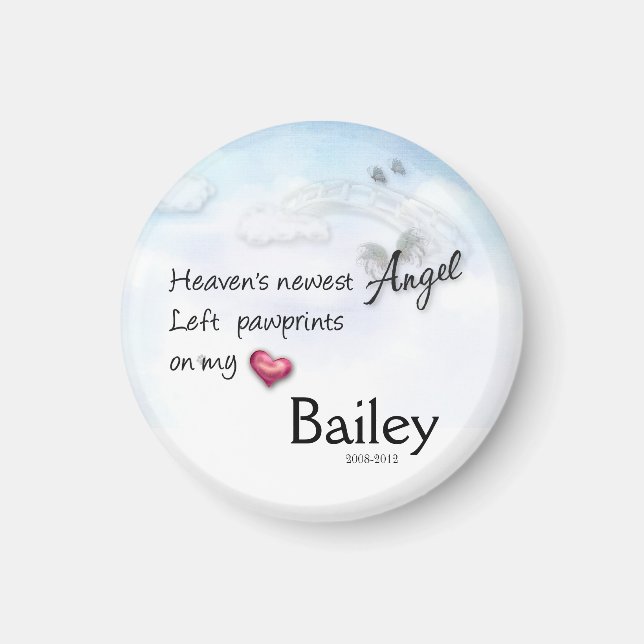 Imã O mais novo ângulo esquerdo do céu imprime um ímã  (Frente)