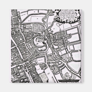Imã O mapa de Loggan de Oxford, folha ocidental