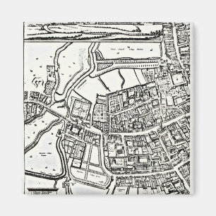 Imã O mapa de Loggan de Oxford, folha oriental