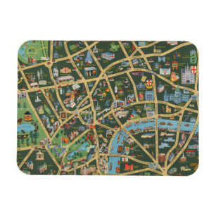 Ímã O Mapa Diário de Imagens do Telégrafo de Londres