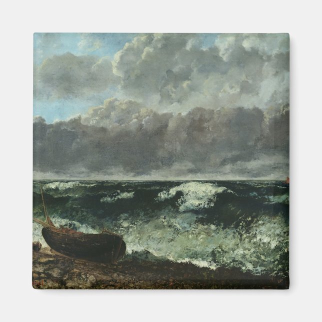 Imã O Mar Stormy ou, A Onda, 1870 (Frente)