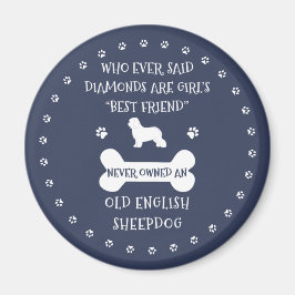 Imã O Melhor Amigo Do Sheepdog Inglês