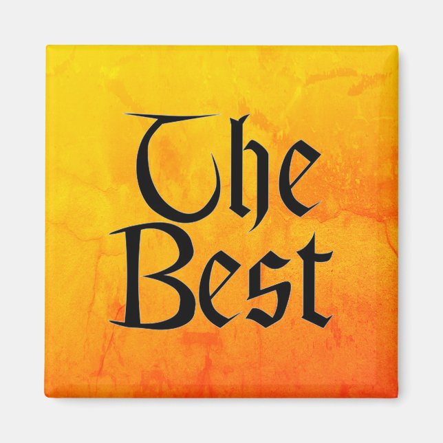 Imã O melhor ímã quadrado (Frente)