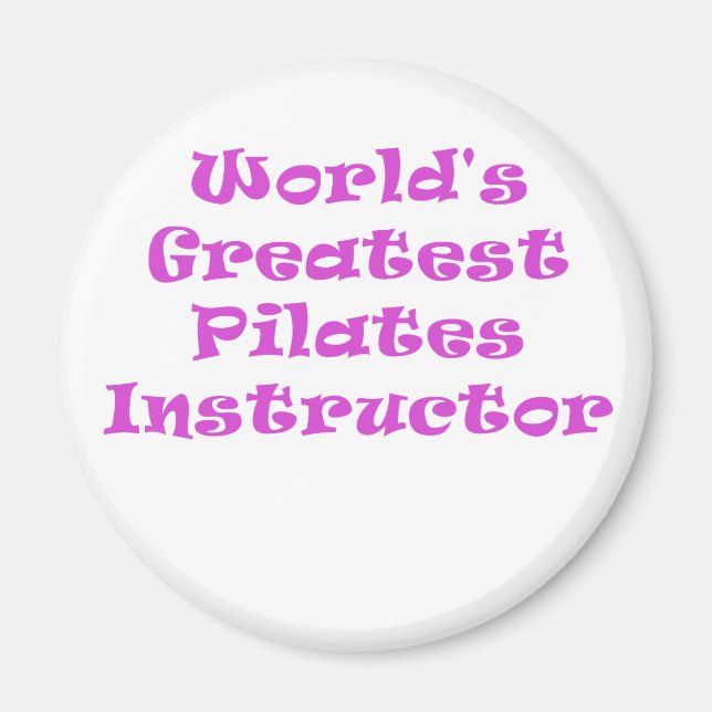 Imã O melhor instrutor de pilates do mundo (Frente)