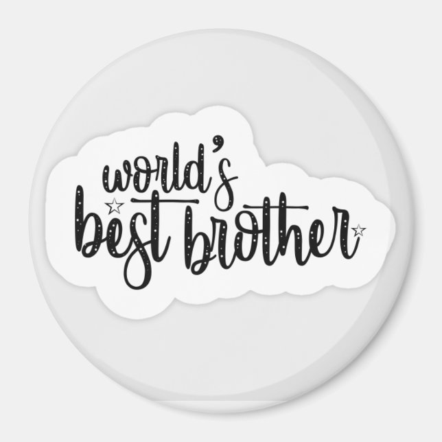 Imã O melhor irmão do mundo, Magnet Gift (Frente)