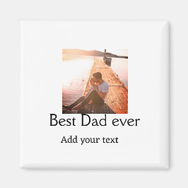 Imã O melhor pai alguma vez adicionou nome imagem dia