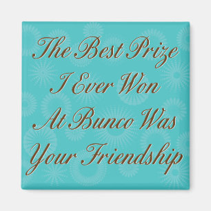 Imã o melhor prêmio que eu ganhei nunca em Bunco