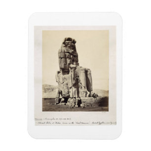 Ímã "O Memnon vocal", estátua colossal de Amenhotep I