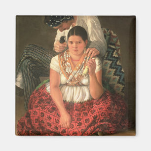 Imã O menino e a menina aciganados, (óleo em canvas)