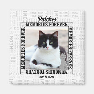 Imã O Meow desvaneceu-se memorial do animal de