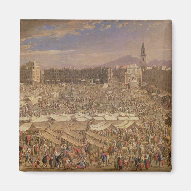 Imã O mercado em Nápoles (Frente)